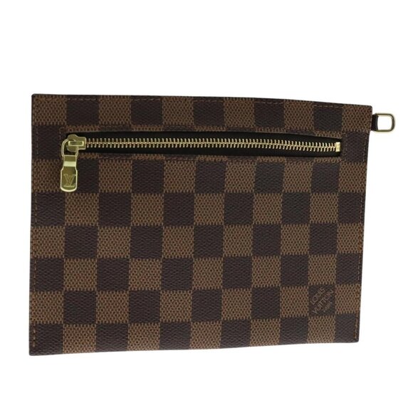 LOUIS VUITTON Damier Ebene Clifton Pouch N51149 LV Auth 105674 - Picture 1 of 16